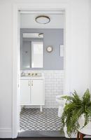 Robern Satin Anodized Aluminum/Classic Grey 30 in. Surface Mount and Recessed Mount Medicine Cabinet 