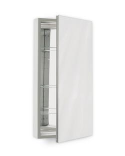 39-3/8 in. Surface Mount and Recessed Mount Medicine Cabinet in Classic Grey