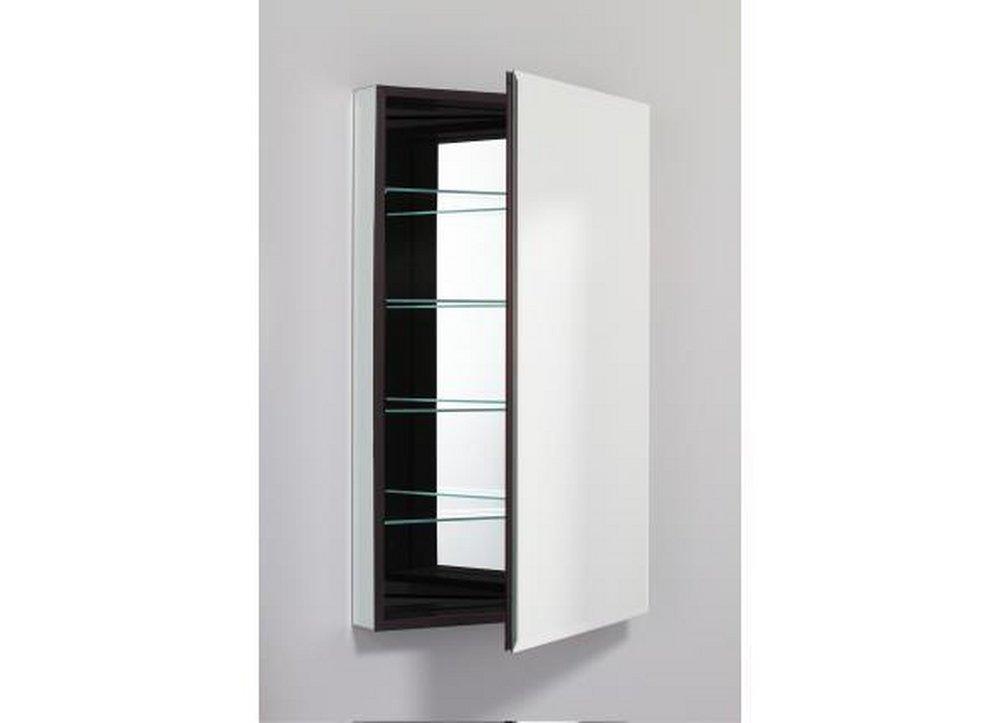 Robern Classic Grey 24 x 40 x 4 in. Single Door Medicine Cabinet with Left Hinge 