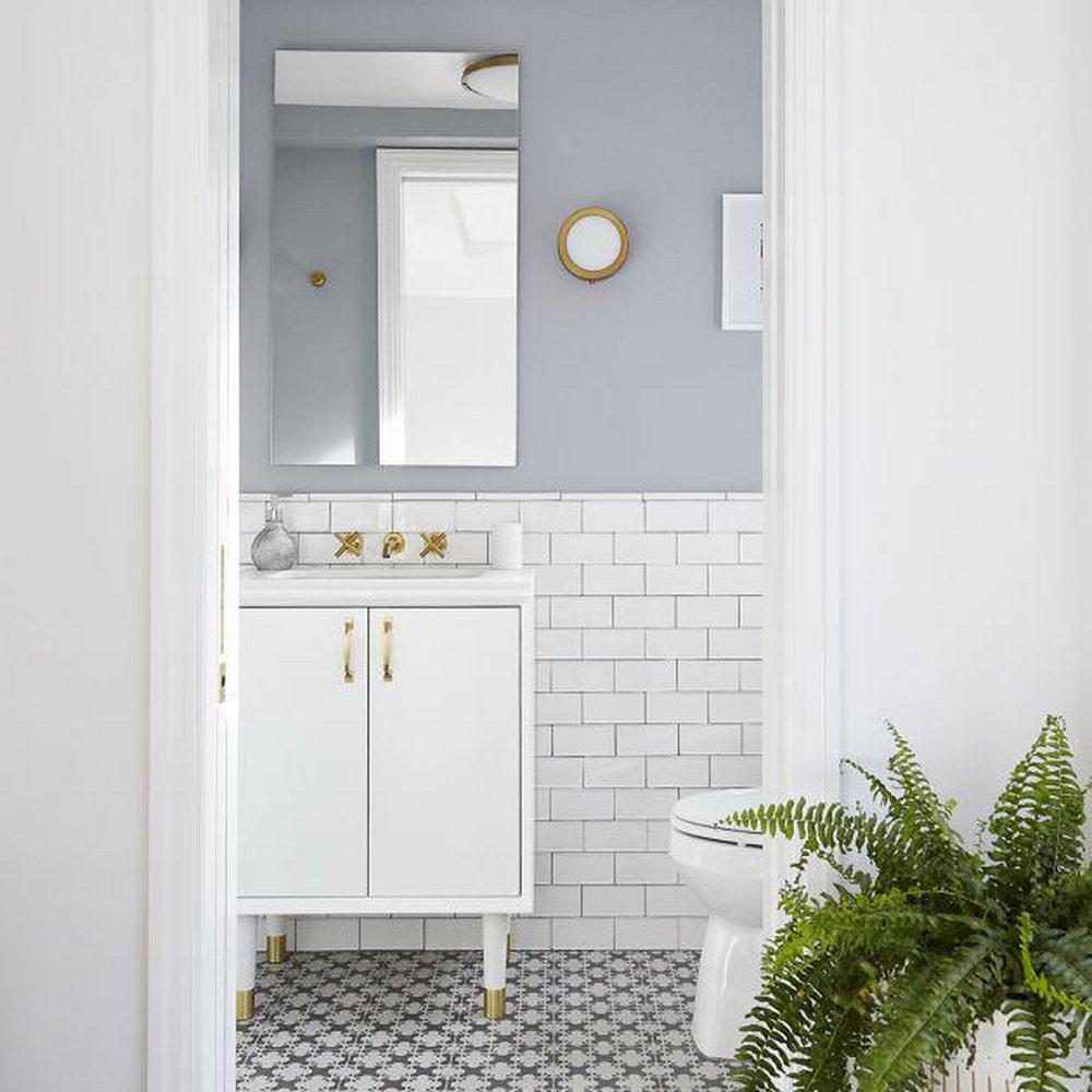 Robern Classic Grey 20 x 40 x 4 in. Medicine Cabinet with Right Hinge 