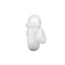 White PVC DWV LA Pattern P-Trap with Polyethylene Nut (1-1/2 & 1-1/4 in. 