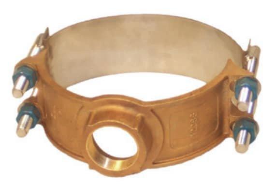 Smith-Blair 6 in. CC Cast Bronze Double Strap Saddle 6.90 - 6.63 in. 