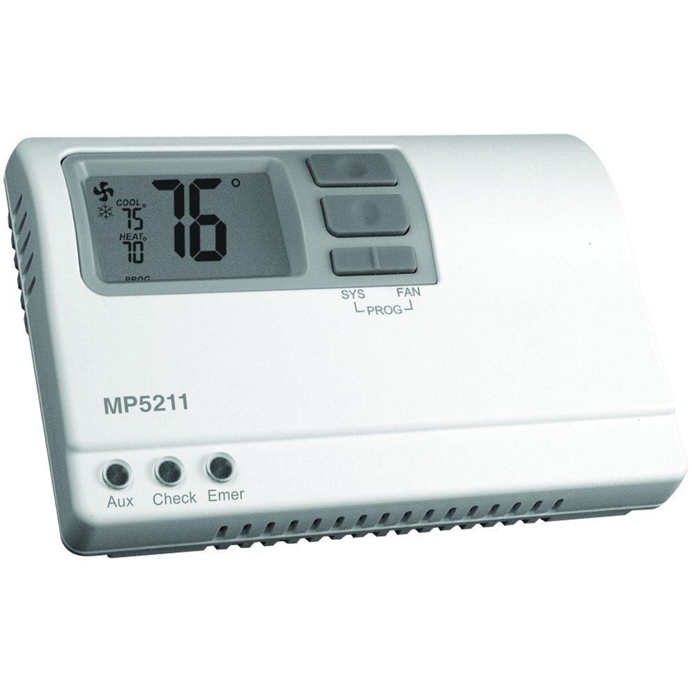 ICM Controls White MANAGED PROPERTY Thermostat Programmable 