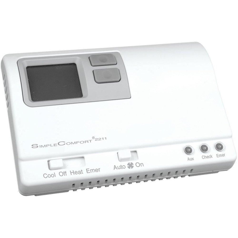 ICM Controls 3-Stage Non-Programmable Electronic Thermostat Heat Pump 