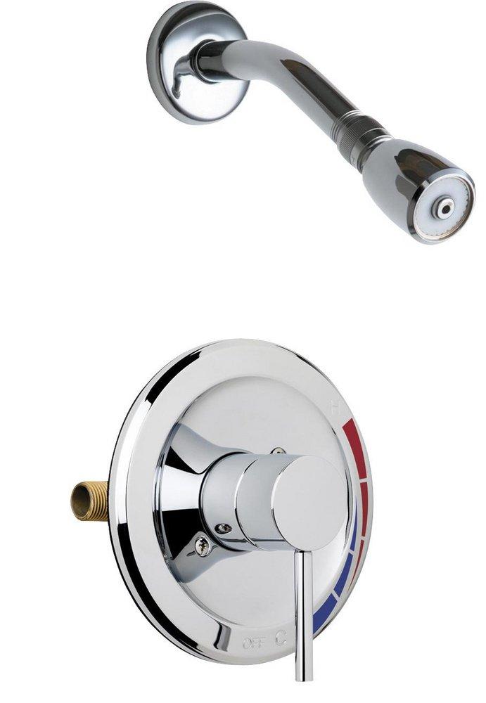 Chicago Faucets Polished Chrome Single Handle Shower Faucet 