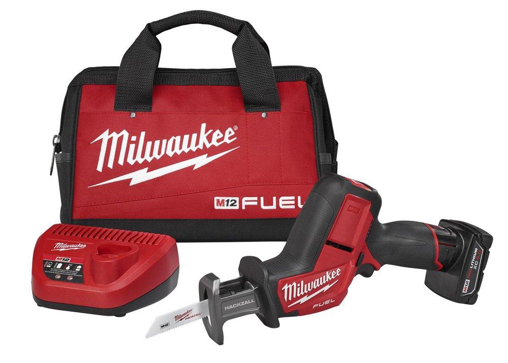 Milwaukee® Black Cordless 4 AMP Redlithium™ Reciprocating Saw Tool Kit 