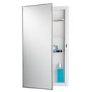 16-1/8 in. Mirror Frame Medicine Cabinet Overpacked in Basic White