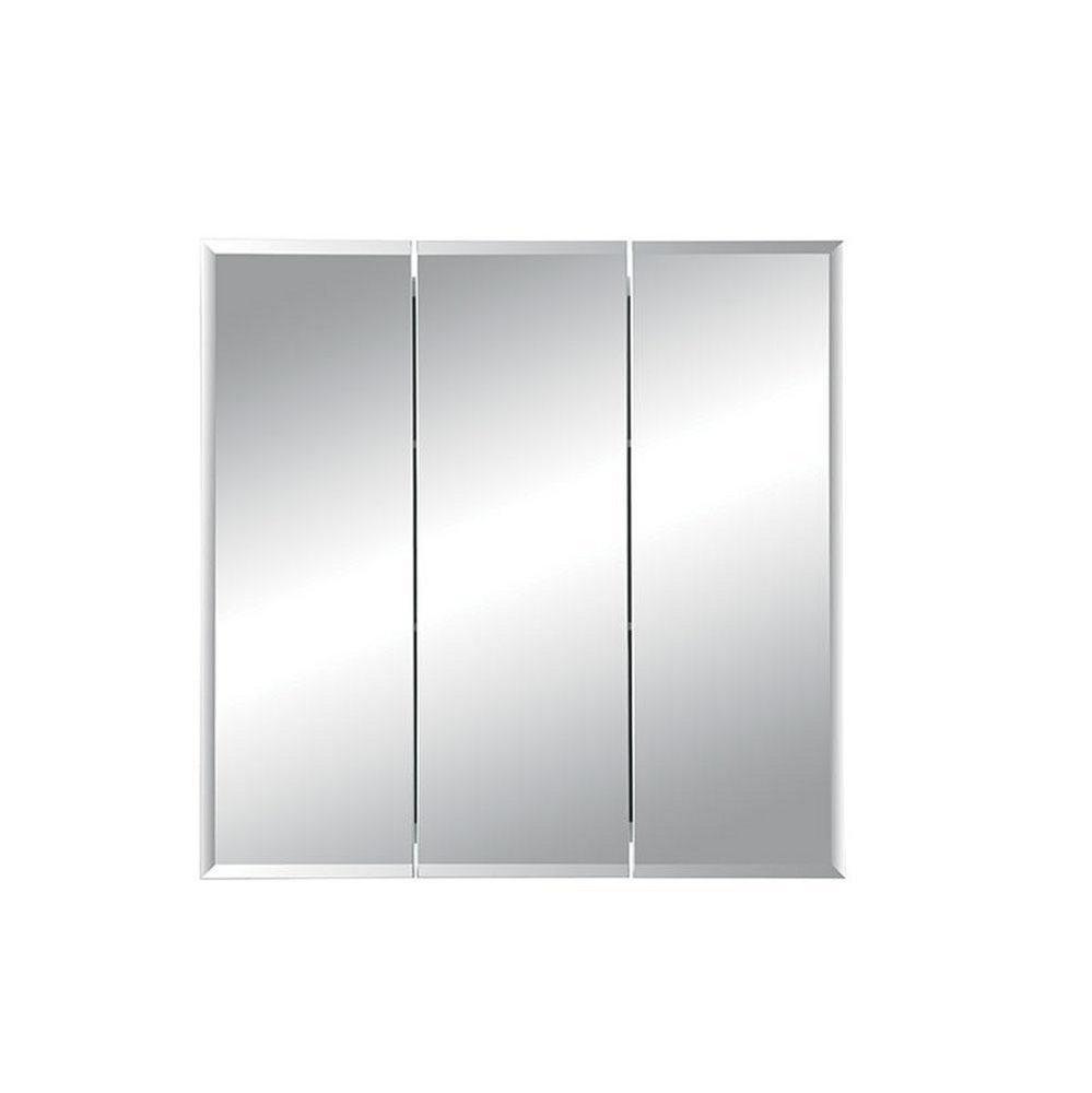 Rangaire Basic White 28-3/16 in. Beveled Mirror Overpacked 