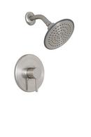 Single Lever Handle Pressure Balancing Shower Faucet in Brushed Nickel (Trim Only)