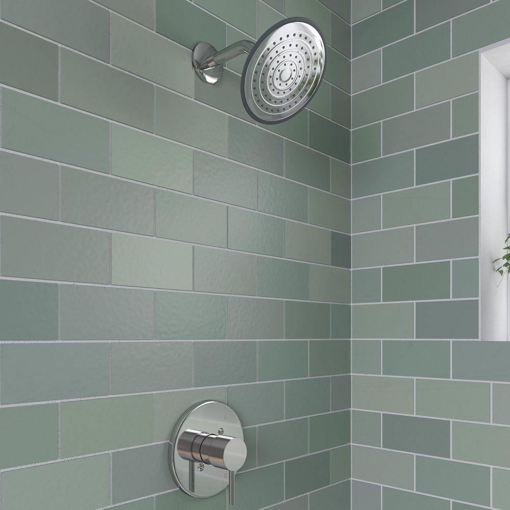 PROFLO&reg; Chrome Single Handle Shower Faucet Trim Kit 