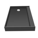 Grey 30 X 48 Single CURB PAN RIGHT Drain 