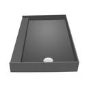 Grey 30 X 48 Single CURB PAN RIGHT Drain 