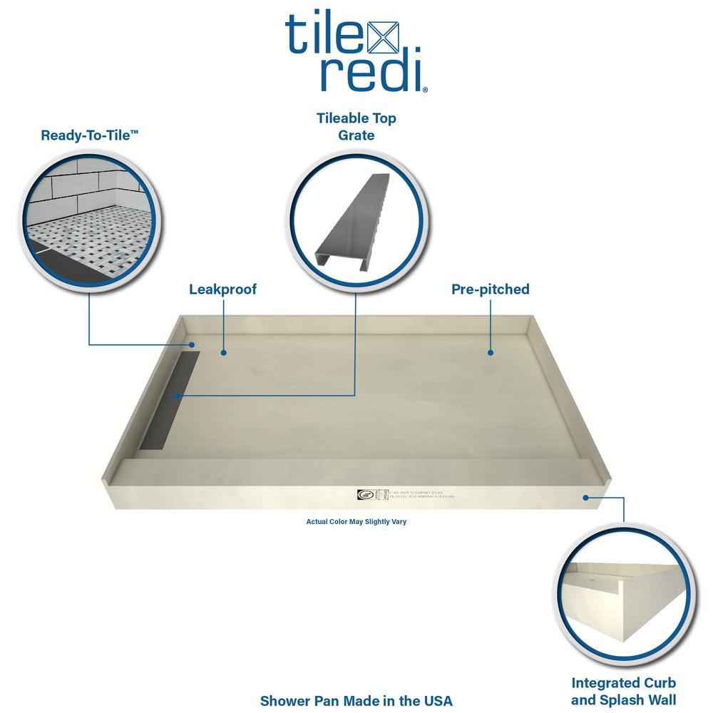 Tile Redi USA Tileable 32 in. Rectangle Shower Base 