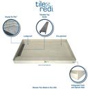 Tile Redi USA Tileable 32 in. Rectangle Shower Base 