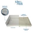 Tile Redi USA Tileable 32 x 48 in. Rectangle Shower Base 