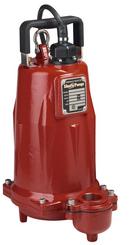 1 HP 208/230V Cast Iron Non-Automatic Submersible Effluent Pump