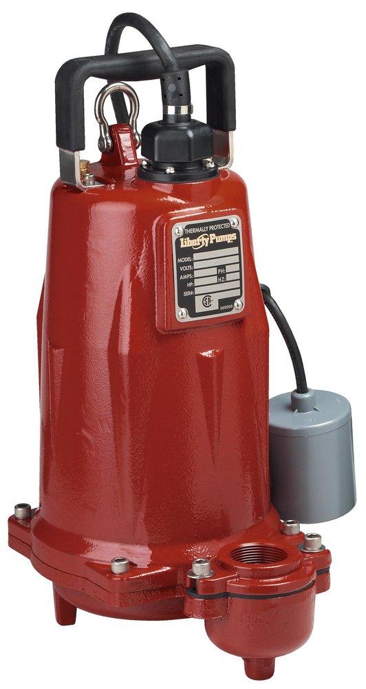 Liberty Pumps Red 1 hp 208V Effluent Pump 