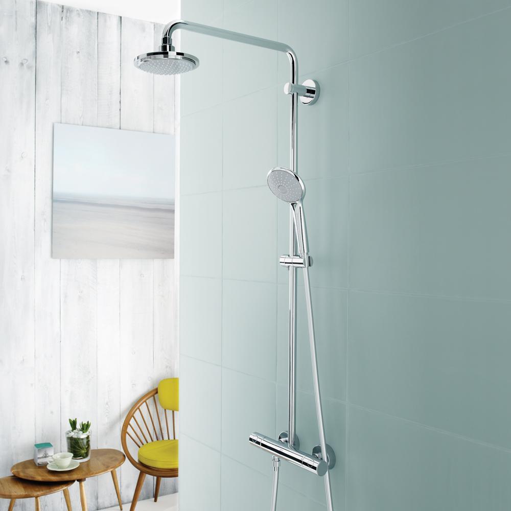 GROHE StarLight&reg; Chrome Multi Function Shower System 