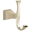 Delta Faucet Brilliance&reg; Polished Nickel 2-Hook Robe Hook 
