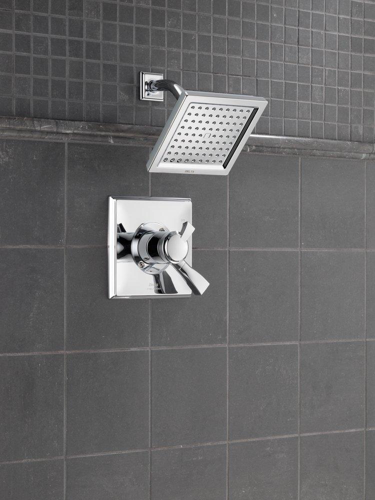 Delta Faucet Polished Nickel Single Handle Single Function Shower Faucet (Trim Only) 