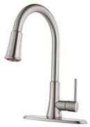 Pfister Stainless Steel Pull-Down Kitchen Faucet with Single Lever Handle 