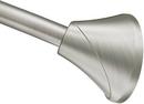 Moen Brushed Nickel Adjustable Tension Curved Shower Rod 