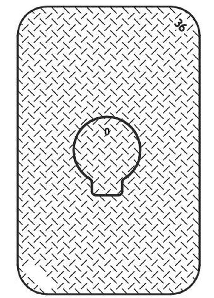 Christy Concrete Products Grey 17 x 2 in. Cast Iron and Reinforced Concrete Lid for N36 Utility Box 