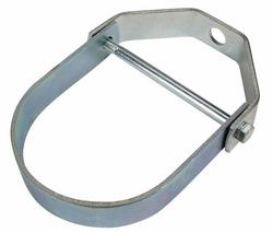 2-1/2 in. Electrogalvanized Carbon Steel Felt Lined Clevis Hanger