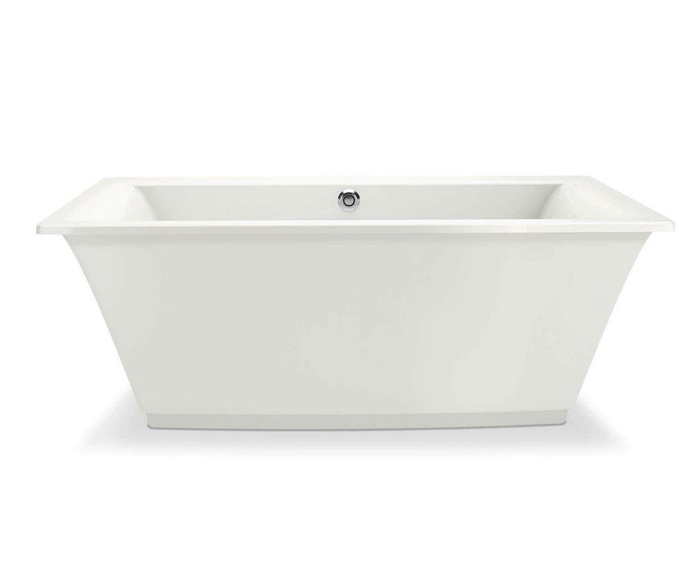 MAAX White 66 x 36 in. Freestanding Bathtub with Center Drain 
