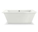 MAAX White 66 x 36 in. Freestanding Bathtub with Center Drain 