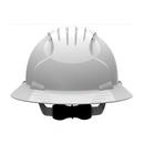 Evolution&reg; Deluxe 6161 White Hard Hat with Wheel Ratchet 