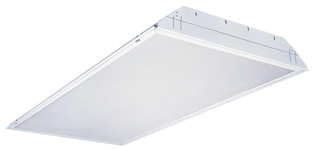 Lithonia Lighting White 4-Light Fluorescent General Purpose Troffer in White 