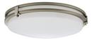 Lithonia Lighting Brushed Nickel 3-5/8 in. 3000K LED Semi-Flushmount 