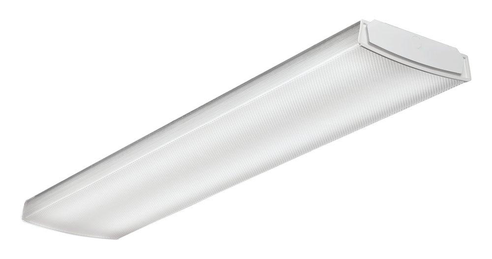 Lithonia Lighting White 48 in. 4000K LED Wrap Fixture 