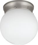 6 in. 9W LED Globe Fixture in Brushed Nickel