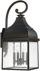 Capital Lighting Old Bronze 4-Light Outdoor Wall Lantern 