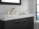 Delta Faucet Pearl Nickel Two Handle Widespread Bathroom Sink Faucet with Metal Drain Assembly 