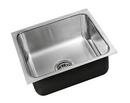Just Manufacturing 20 x 16 in. No-Hole Single Bowl Undermount Kitchen Sink 