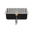 Just Manufacturing Brushed Steel 24 x 18 in. No Hole Stainless Steel Single Bowl Undermount Kitchen Sink 