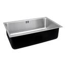 Just Manufacturing Brushed Steel 24 x 18 in. No Hole Stainless Steel Single Bowl Undermount Kitchen Sink 