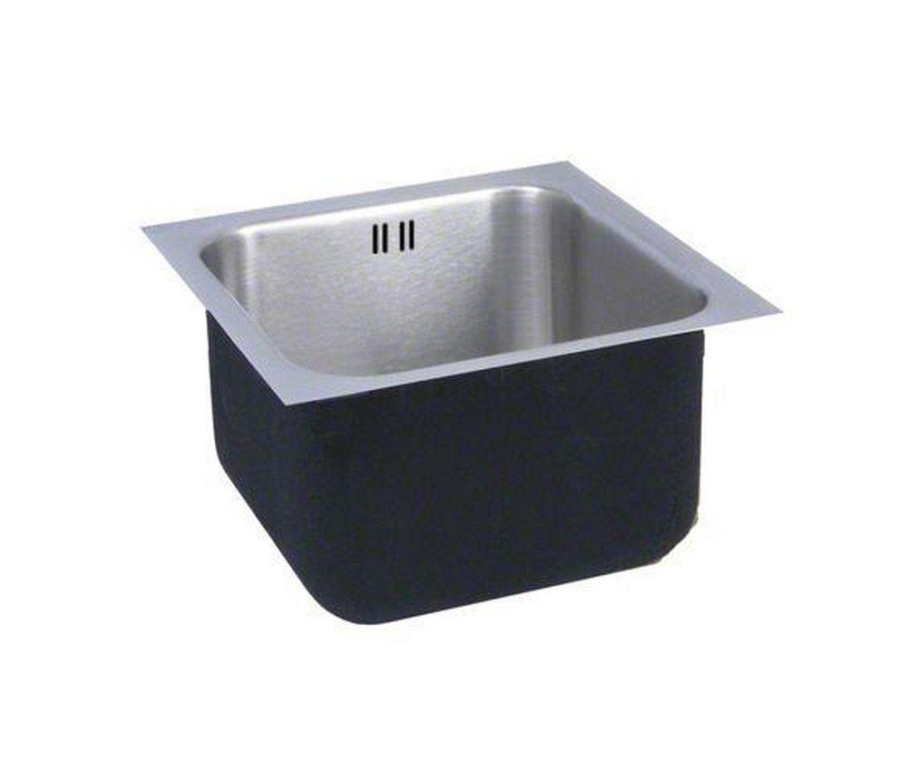 Just Manufacturing Satin 21 x 18 in. No Hole Stainless Steel Single Bowl Undermount Kitchen Sink 