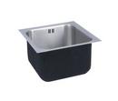 21 x 18 in. No Hole Stainless Steel Single Bowl Undermount Kitchen Sink in No. 4