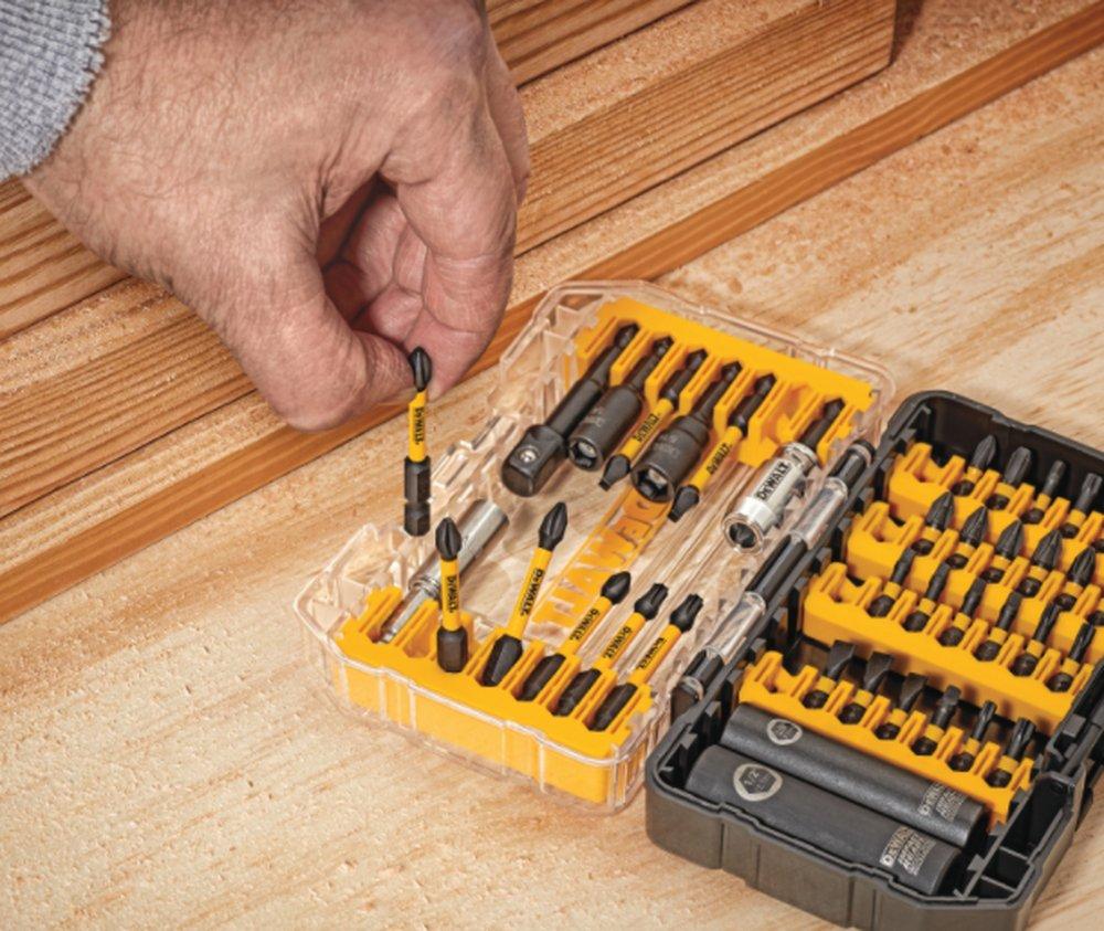 DEWALT 3/8 in, 7/16 in, 1/2 in, 9/16 in, 5/16 in, 3/8 in, 1/4 in, 3 in, 2 in, 1 in. x 1/4 in. Hex Driver 35 Piece 