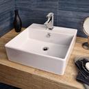 American Standard White Drop-in Bathroom Sink with Overflow 