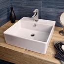 American Standard White Drop-in Bathroom Sink with Overflow 
