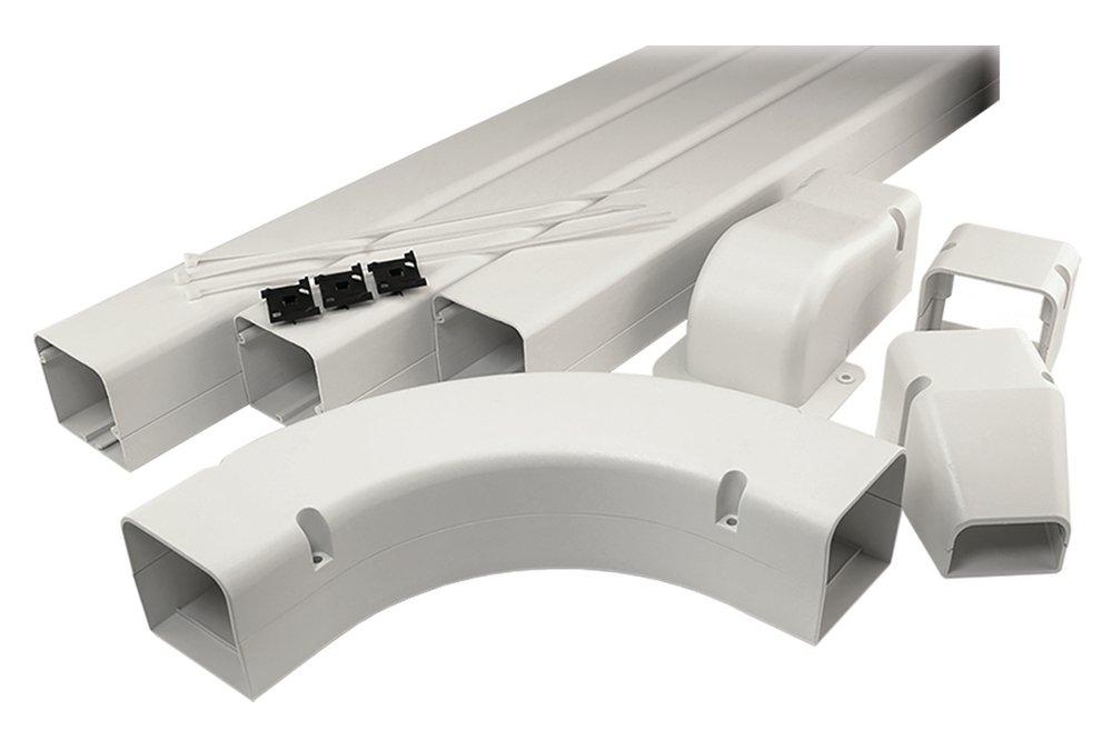 DiversiTech&reg; Natural 48-22/25 in. Line Set Cover System Plastic in Natural 