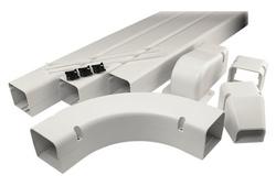 48-22/25 x 4 in. Line Set Cover System Plastic in Natural