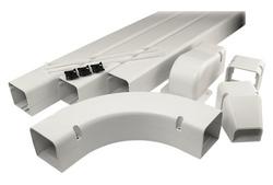 48-22/25 x 4 in. Line Set Cover System Plastic in Natural