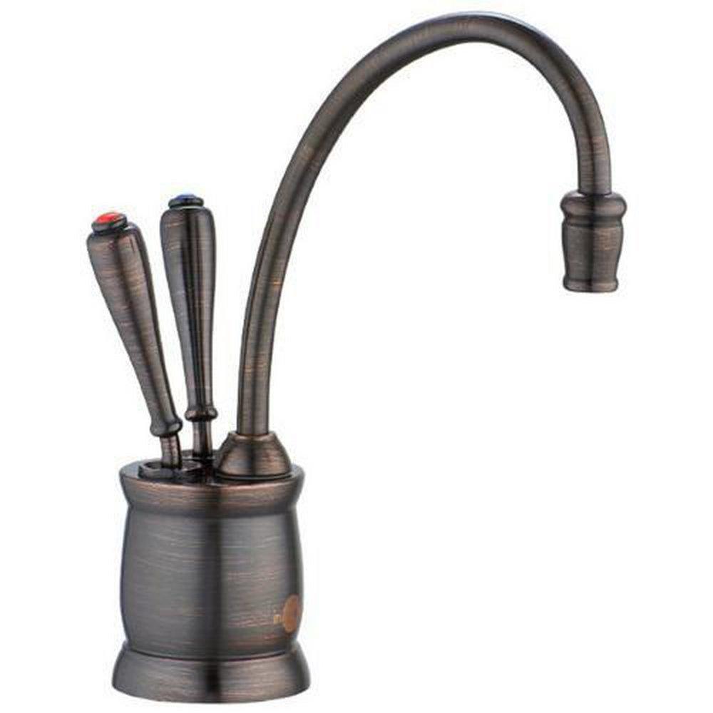 InSinkErator&reg; Classic Oil Rubbed Bronze 0.7 gpm 1 Hole Deck Mount Hot Water Dispenser with Double Lever Handle 