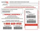 Veolia ES Crushed Lamp Prepaid Stamp 